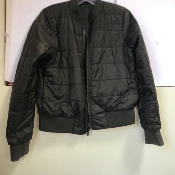 Lululemon Non-Stop Bomber Reversible Jacket Puffer Zipper Pockets Minimalist 8 - Picture 15 of 16